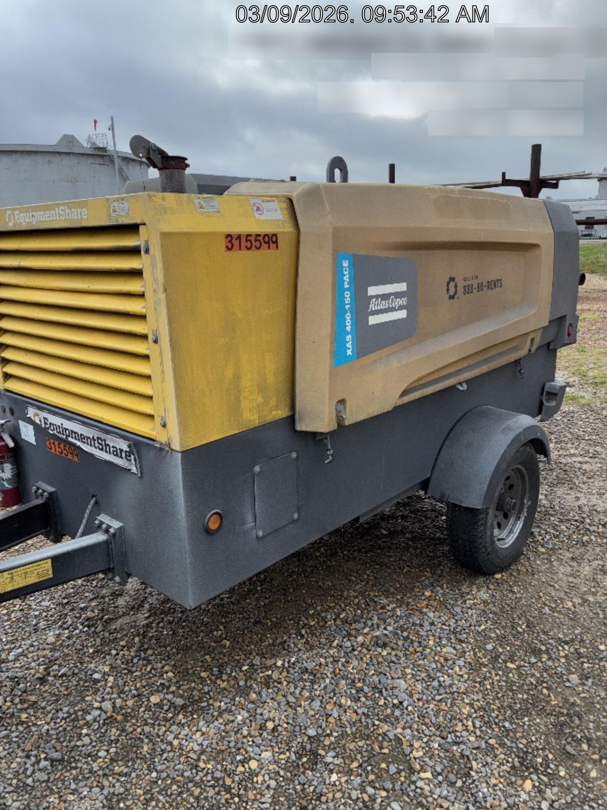 2023 ATLAS COPCO XAS 400-150 PACE