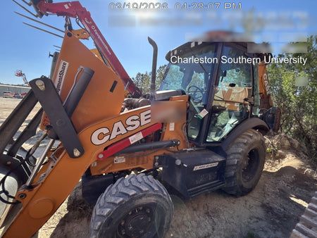 2020 Case 580N EP - Extendable Backhoe Cab/Heat/Air, 4WD, Extendable Stick, Pilot Controls, 2 Way Hydraulics, Ride Control, TAG Manual QC