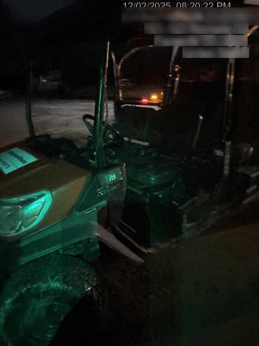 2021 Kubota RTV-X1140W-H Plastic Canopy, Windshield Acrylic Clear, LED Strobe Light, Wire Harness Kit, Back up Alarm