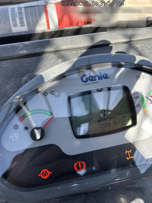 2018 Genie GTH-844 Genie GTH-844D w/Open ROPS, FF Tires, Work Light/Beacon, 60" Carriage and Forks