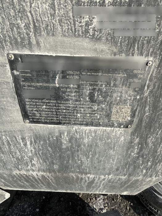 2021 ATLAS COPCO XATS 400 PFF