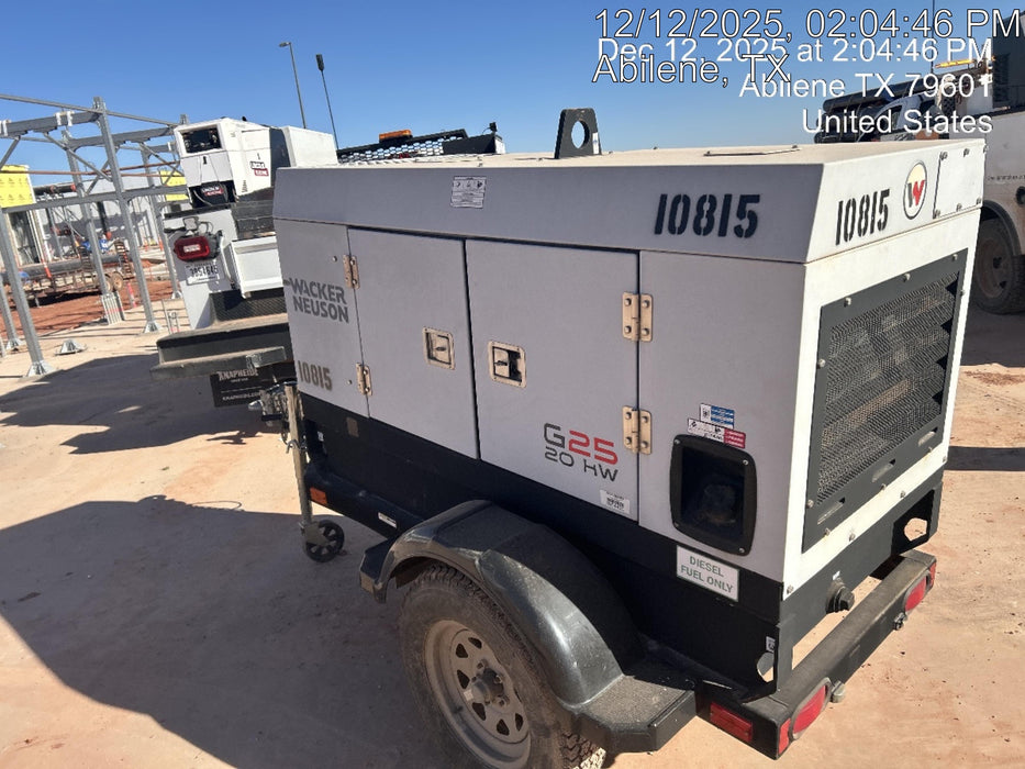 2018 WACKER NEUSON G25