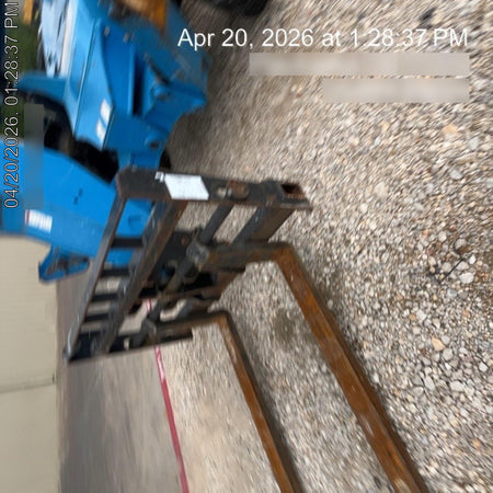 2018 Genie GTH-1056 Genie GTH-1056 w/Open ROPS, Solid Tires, Work Light/Beacon, 60" Carriage and Forks