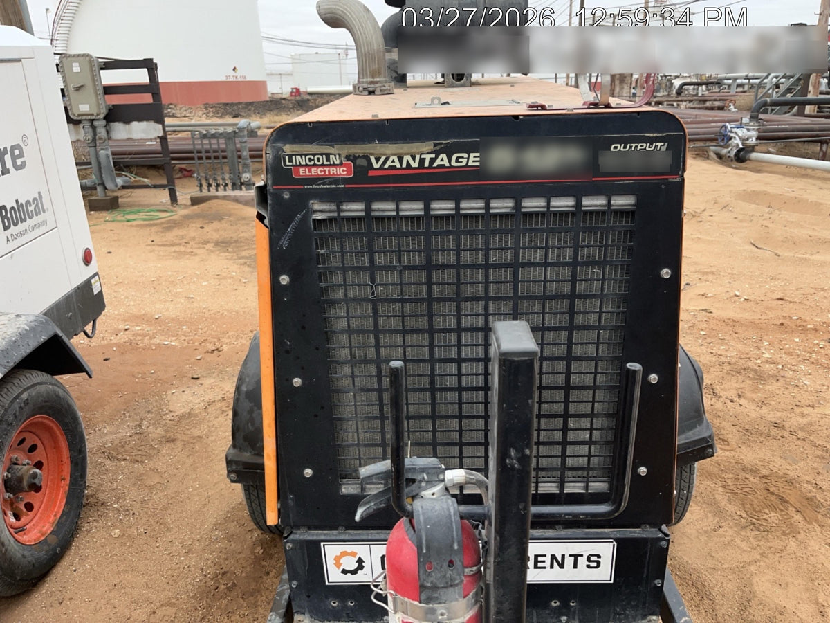 2021 Lincoln Electric Vantage 549X Ready Pak 3, ORANGE (includes trailer, cable rack, fender light kit)