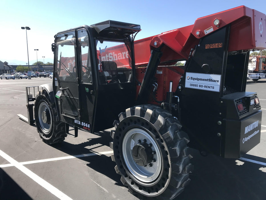 2020 Manitou MTA8044 Cab/Heat/Air, Solid Tires, Work Lights, Beacon, Aux Hydraulics, Back up Alarm, Lifting Eye, Mirrors, ES Keypad