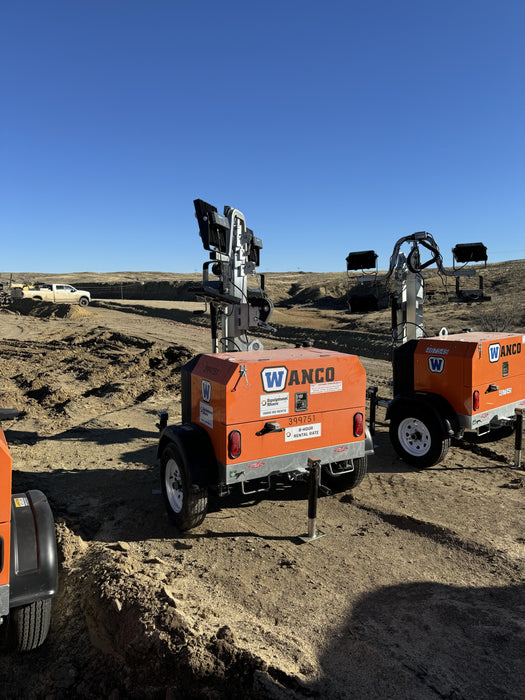 2024 Wanco WLTT-4MM4K Diesel, Deep Sea Controller, Shore Power Plug, Auto Start, (4) 350W LED Floodlights, 4kW Generator, 60 Gal Fuel Tank, 2" Ball, T3