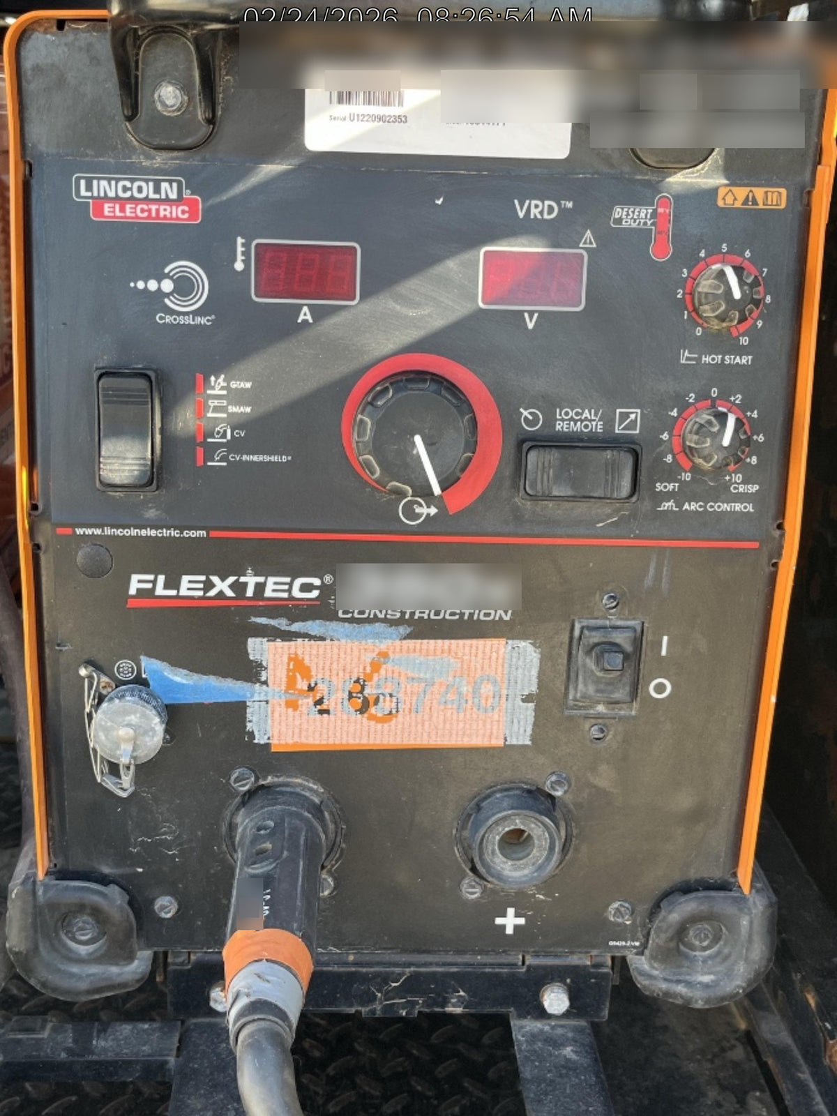 2022 LINCOLN ELECTRIC FLEXTEC 350X