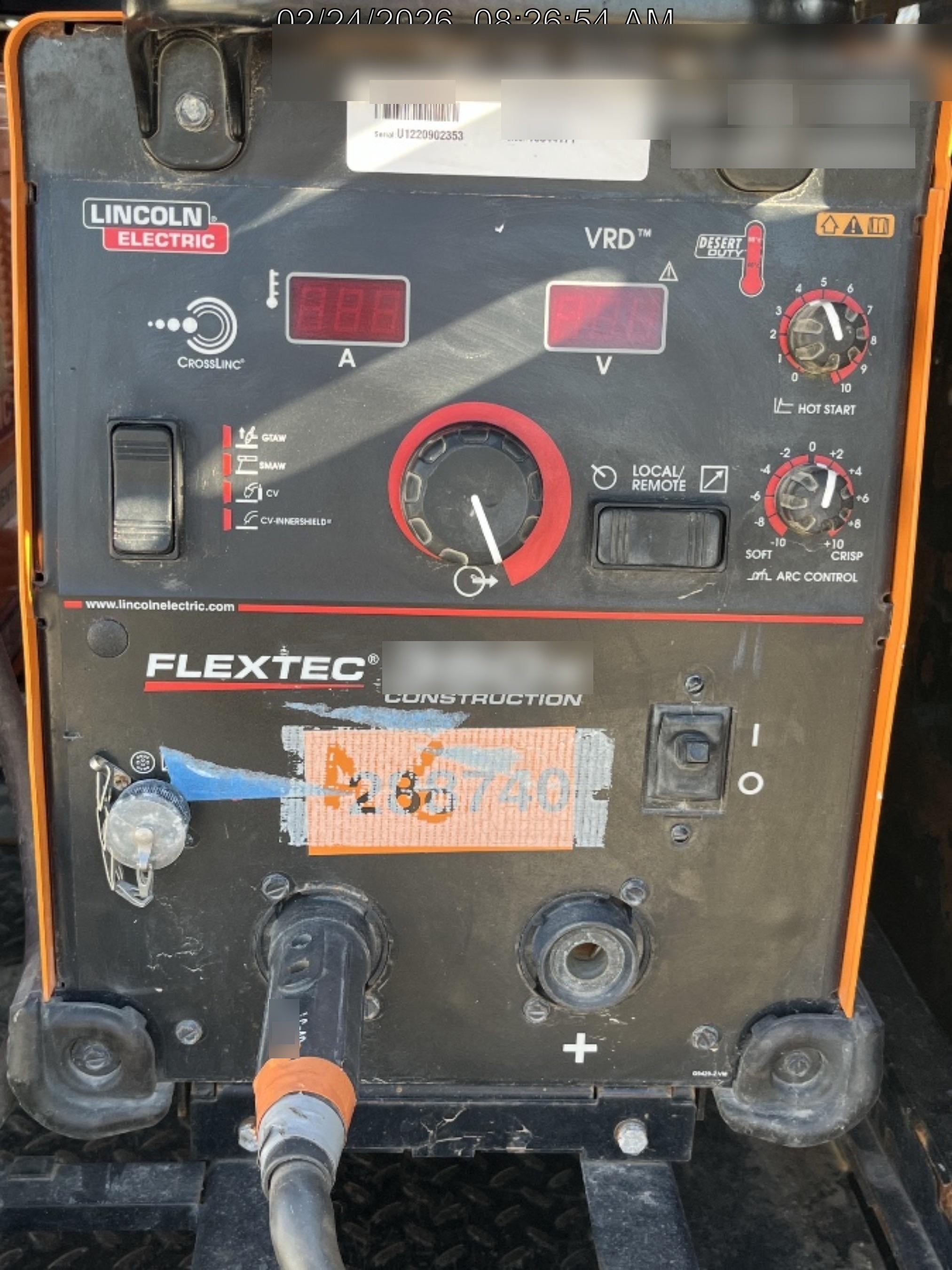 2022 LINCOLN ELECTRIC FLEXTEC 350X