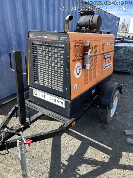 2021 Lincoln Electric Vantage 549X Ready Pak 3, ORANGE (includes trailer, cable rack, fender light kit)