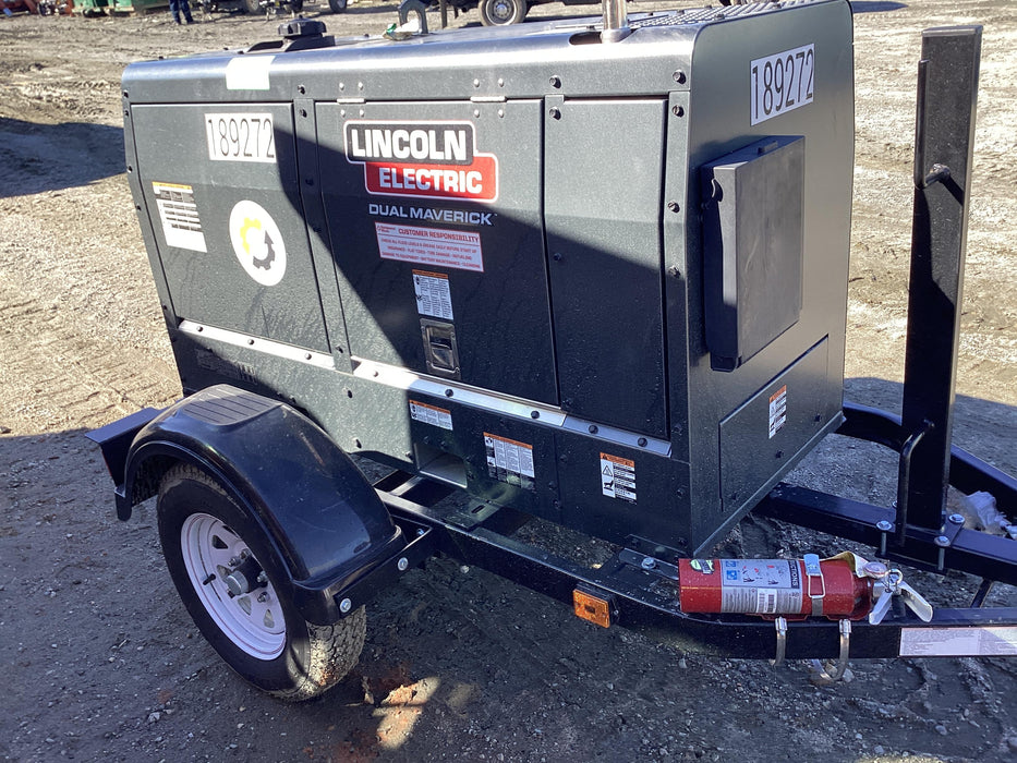 2021 Lincoln Electric Dual Maverick 200/200X Ready Pak 3, Includes Trailer, Cable Rack, Fender Light Kit