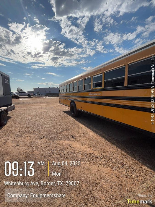2012 BLUE BIRD 72 Passenger Bus