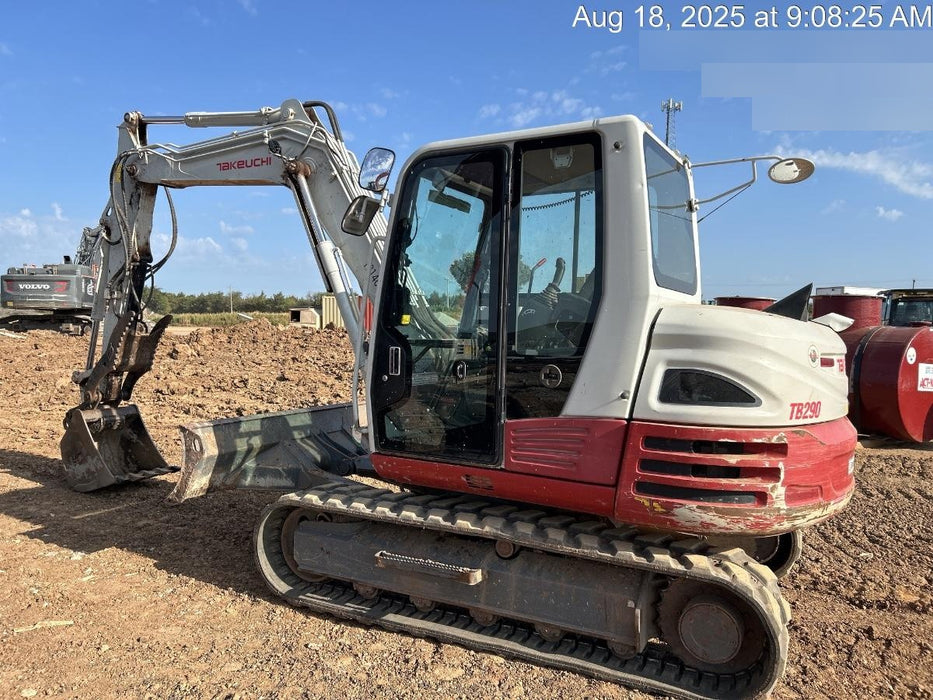 2020 Takeuchi TB290C Cab/Heat/Air, Rubber Tracks, Manual TAG QC