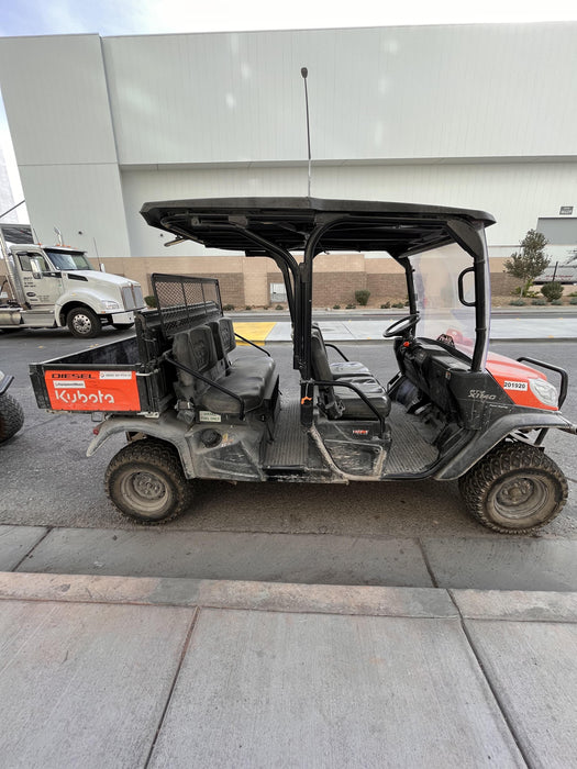 2022 Kubota RTV-X1140W-H Plastic Canopy, Windshield Acrylic Clear, LED Strobe Light, Wire Harness Kit, Back up Alarm