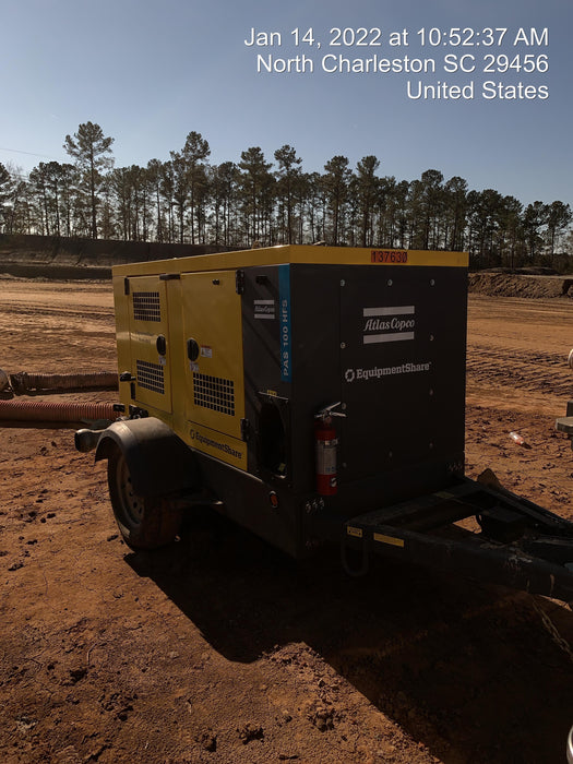 2021 ATLAS COPCO PAS 100 HF CS Enclosed