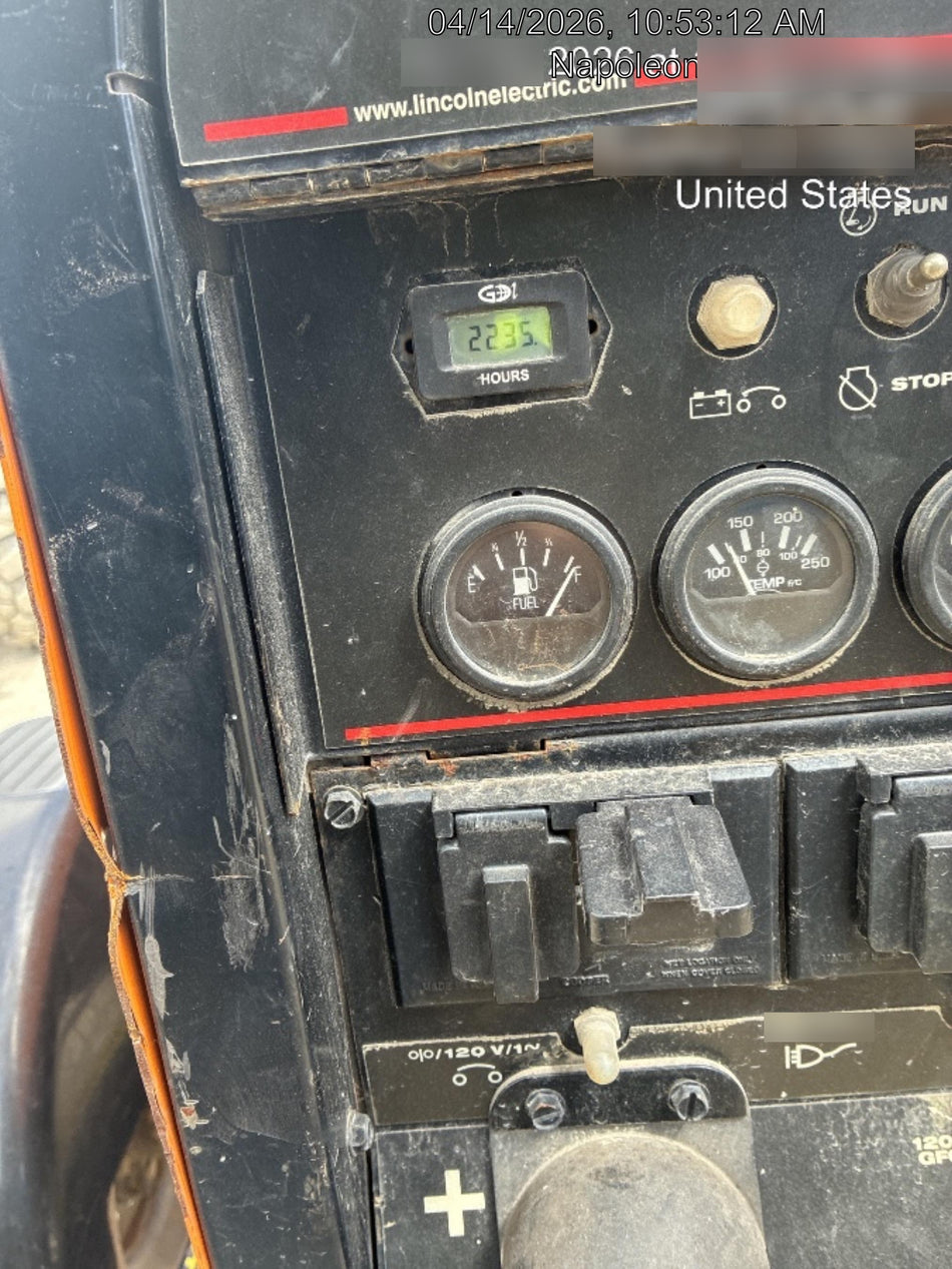 2022 Lincoln Electric LE400 Kubota V1505, Trlr, Cable Rack, Light Kit, ES Decals, T3
