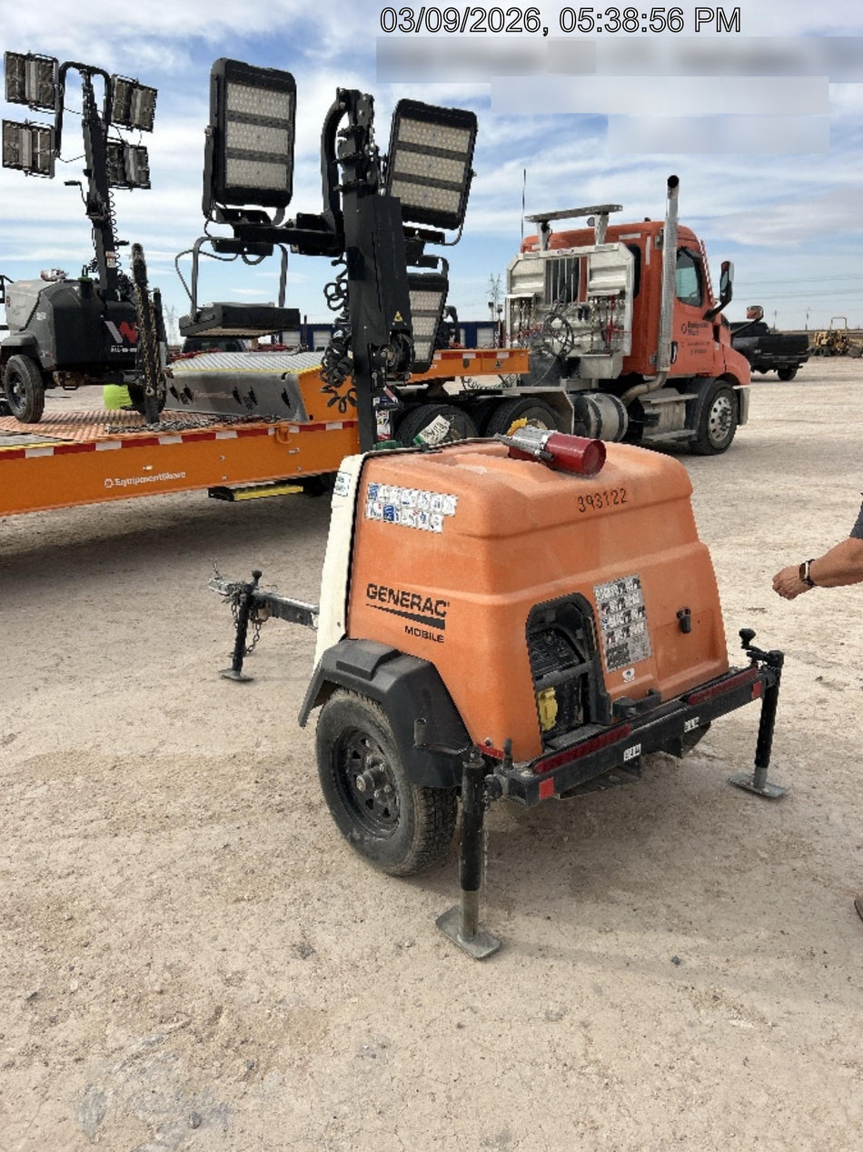 2024 Generac MLT2 Diesel, Flex Switch 120V Input, Powerzone Controller, 
(4) 320W LED Lights, 4kW Generator, 39.9 Gal Fuel Tank, 2" Ball, T3