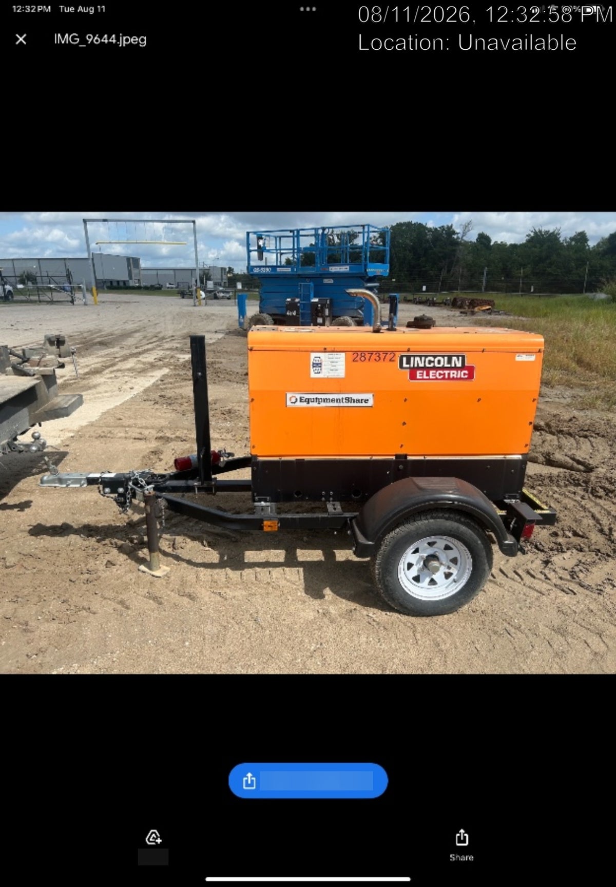 2022 Lincoln Electric LE400 Kubota V1505, Trlr, Cable Rack, Light Kit, ES Decals, T3
