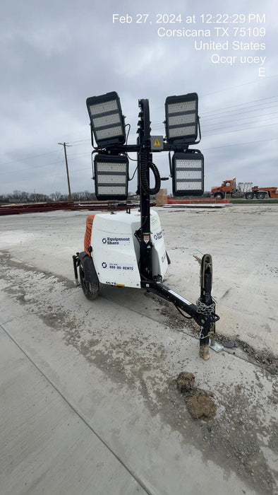 2023 Generac MLT2 Diesel, Flex Switch 120V Input, Powerzone Controller, 
(4) 320W LED Lights, 4kW Generator, 39.9 Gal Fuel Tank, 2" Ball, T3