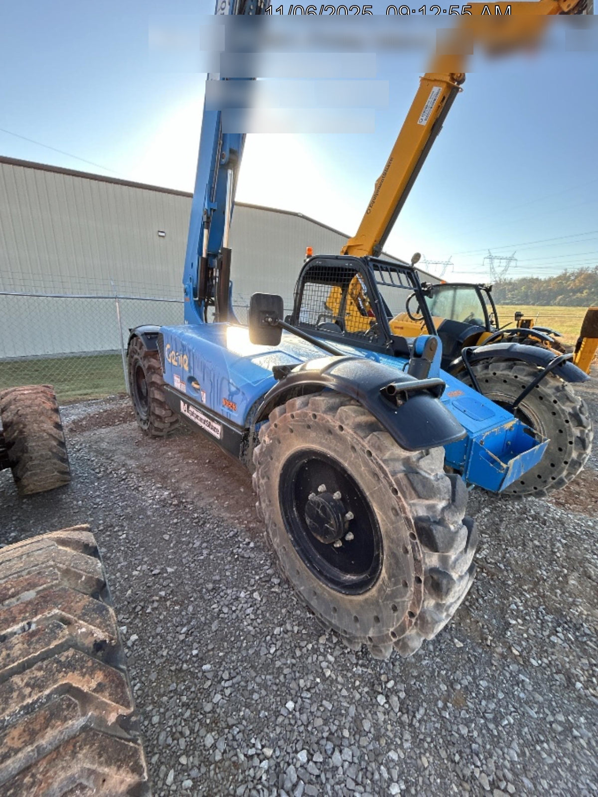 2019 Genie GTH-636 Canopy, Solid RT Tires, LED Work Lights, Beacon 60" QA Carriage, 48" Forks