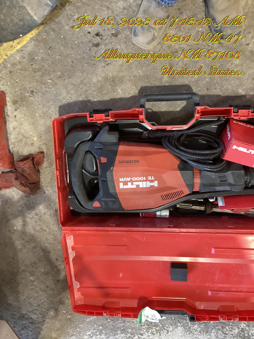 2020 HILTI TE 1000-AVR