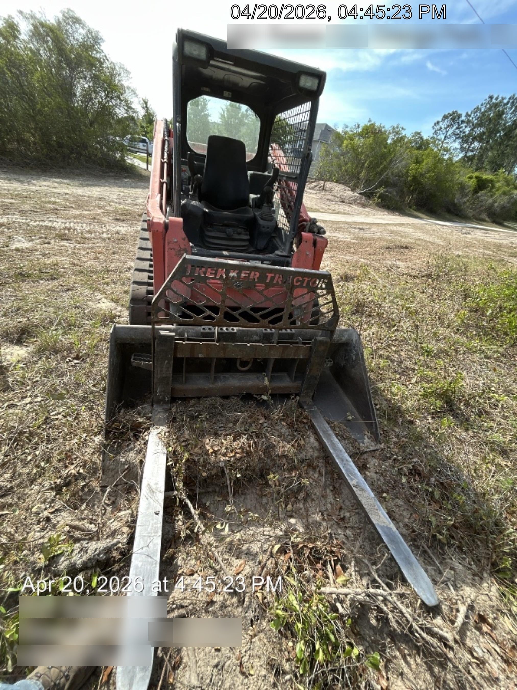 2017 BRADCO 48" Skid Loader Pallet Forks