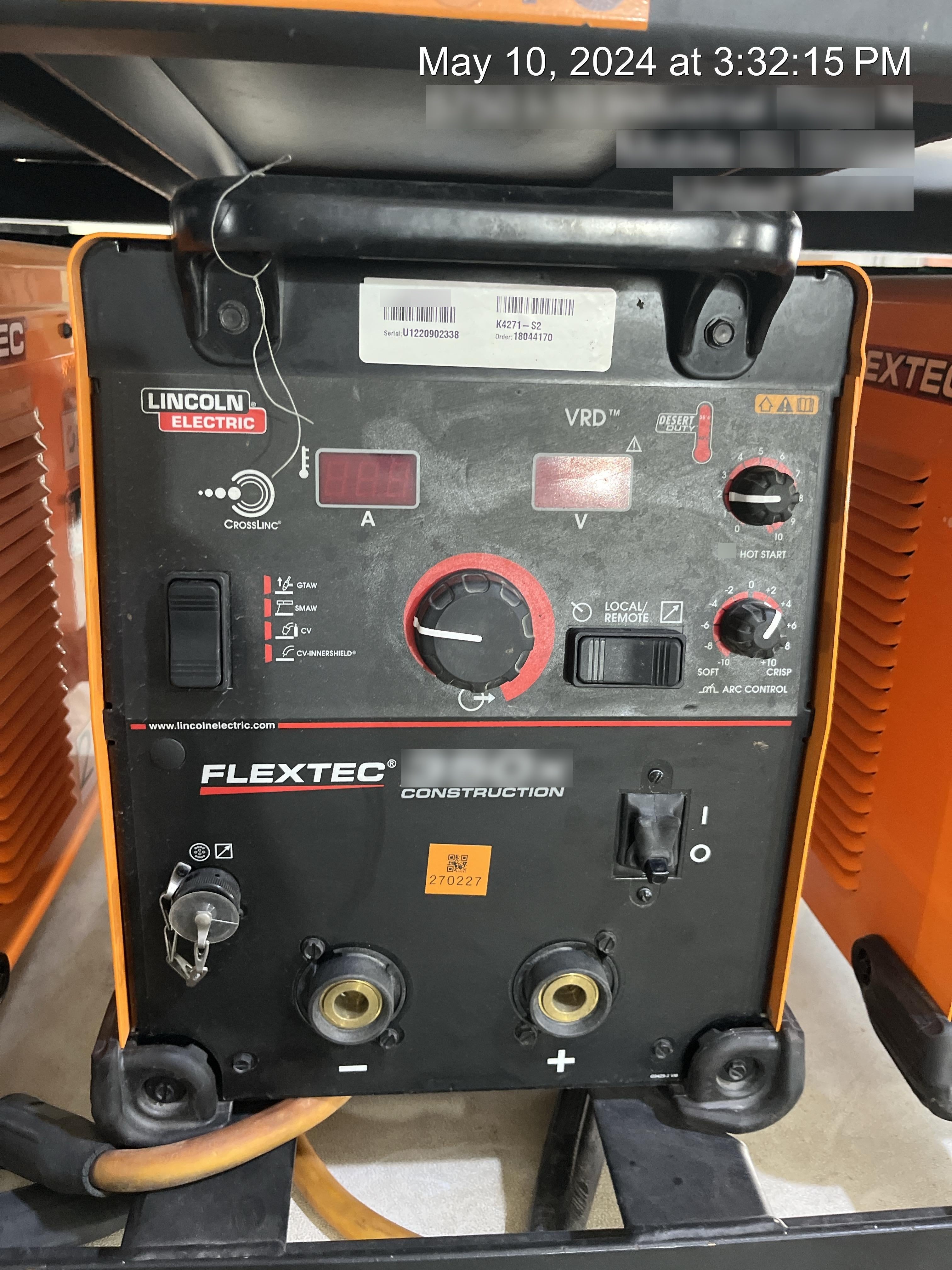 2022 LINCOLN ELECTRIC FLEXTEC 350X