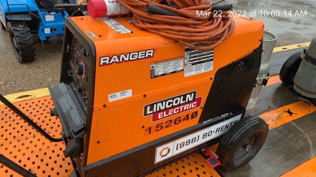 2021 Lincoln Electric Ranger 305 LPG LPG One-Pak (includes undercarriage, tank holder & tank strap) ORANGE