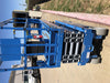 2019 Genie GS-2632 Folding rails with half height swing gate