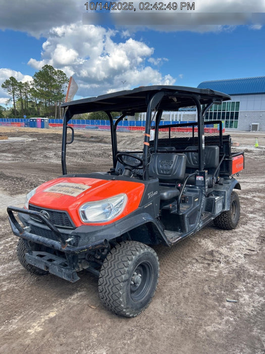 Kubota RTV-X1140W-H Kubota RTVX1140WH 4wd Utility Cart, LED Strobe, Windshield Tempered Glass, Plastic Canopy, Wire Harness Kit, Backup Alarm
