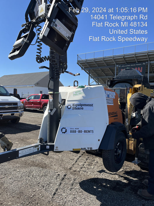 2023 Generac MLT2 Diesel, Flex Switch 120V Input, Powerzone Controller, (4) 320W LED Lights, 4kW Generator, 39.9 Gal Fuel Tank, 2" Ball, T3