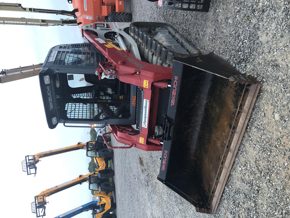 2019 Takeuchi TL8CW Cab/Heat/AC w/Hydraulic Universal Quick Hitch, 76" HD Bucket w/ Bolt-On Edge
