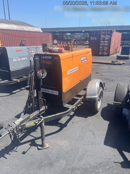 2022 Lincoln Electric LE400 Kubota V1505, Trlr, Cable Rack, Light Kit, ES Decals, T3