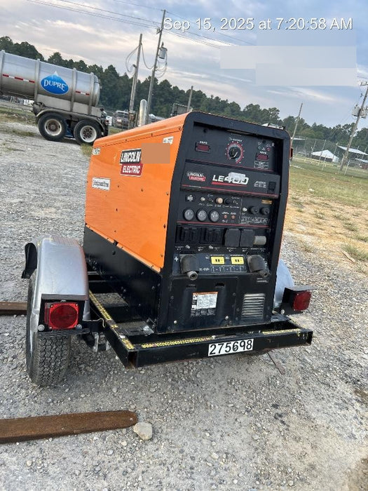 2022 Lincoln Electric LE400 Kubota V1505, Trlr, Cable Rack, Light Kit, ES Decals, T3