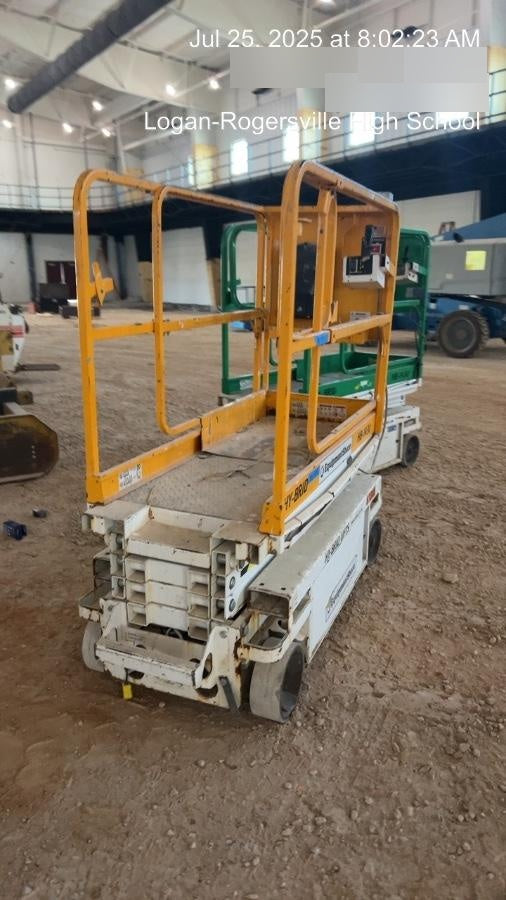 Custom Equipment HB-1430 <ul>
 <li>Hy-Brid Scissor Lift</li>
  <li>Platform capacity up to 670 lbs.</li>
  <li>Working height up to 20 ft</li>
  <li>Weighs under 1,700 lbs.</li>
  <li>Non-marking wheels </li>
</ul>