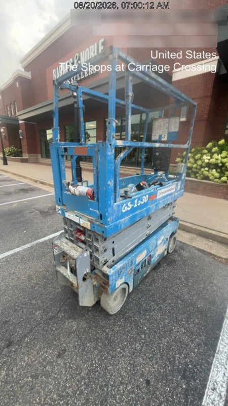 2020 Genie GS-1930 Solid Non Marking Tires, Beacon, Folding rails with half height swing gate