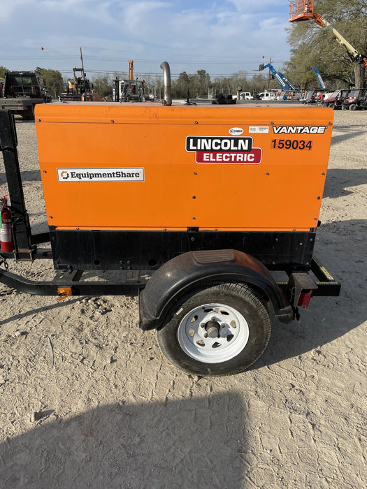 2021 Lincoln Electric Vantage 322 Vantage 322 Ready Pak 3 w/ Decals, ORANGE (includes trailer, cable rack, fender light kit) NO Telematics