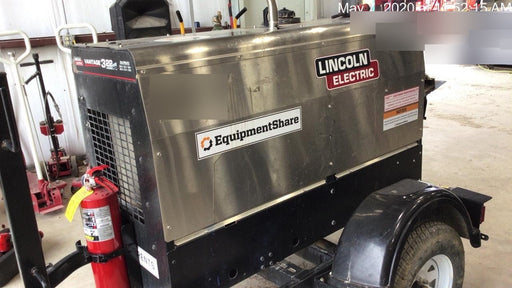 2019 Lincoln Electric Vantage 322 Ready-Pak 3, Two Wheel Trailer, Fender and Light Kit, Cable Rack