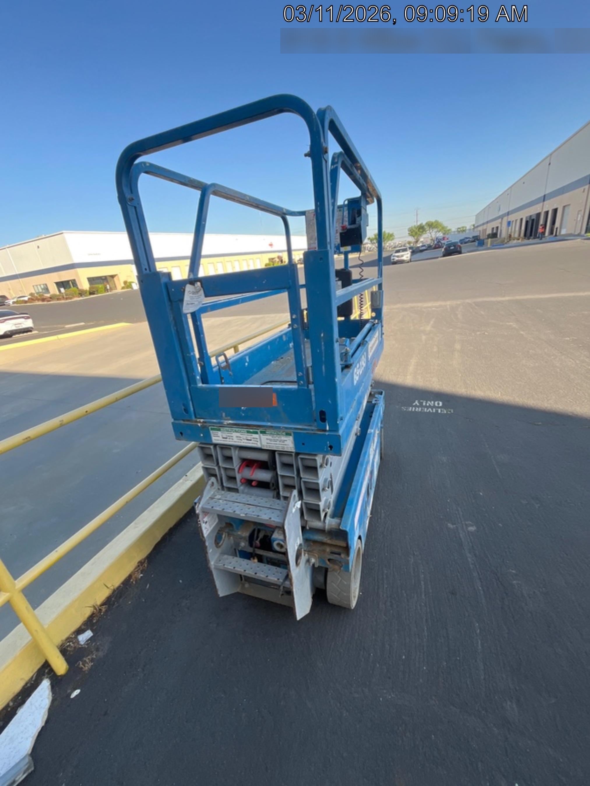 2019 Genie GS-1930 Half Height Swing Gate, 800W Inverter