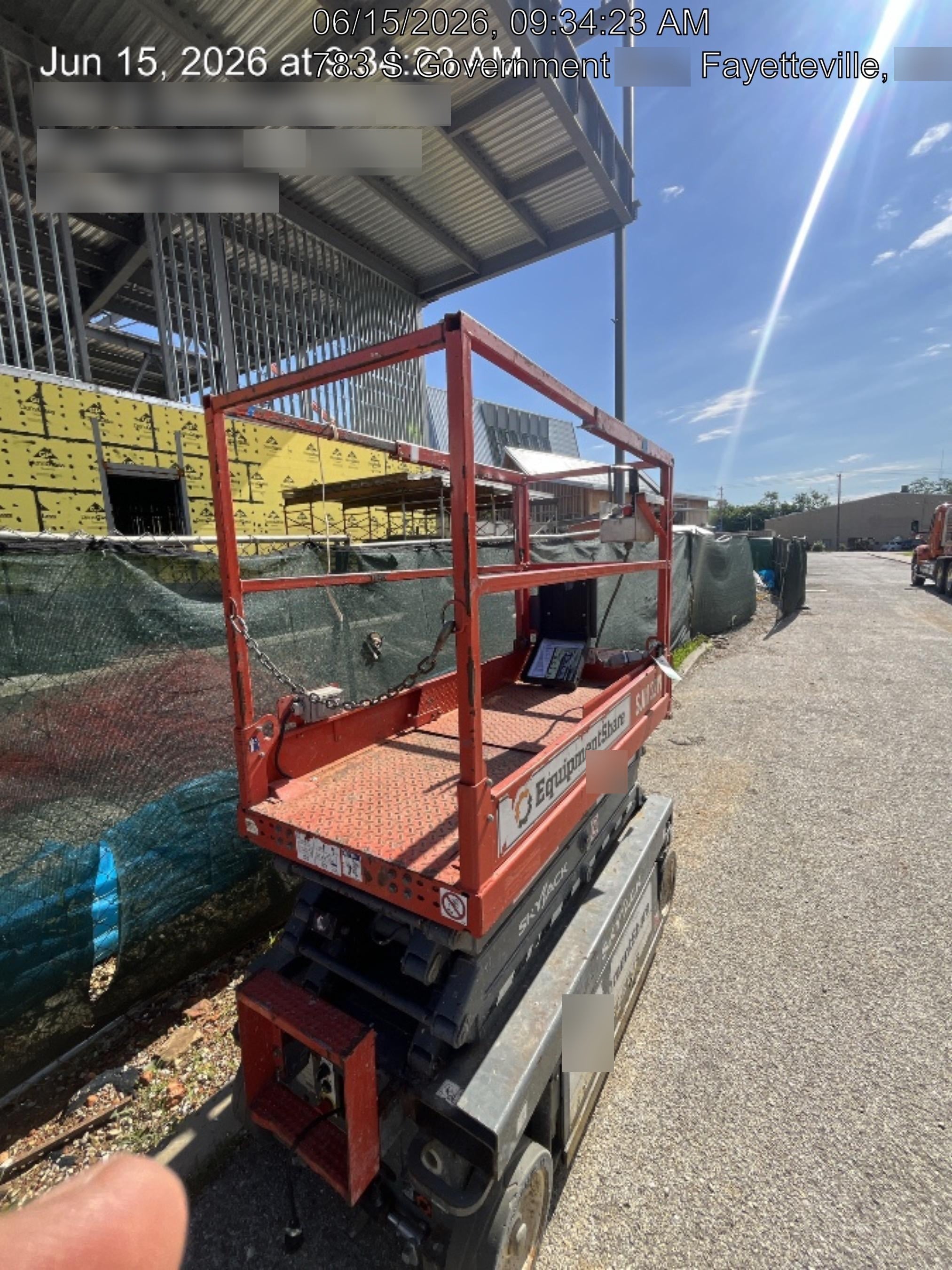 2019 Skyjack SJIII-3219 Standard Options, Trojan Batteries