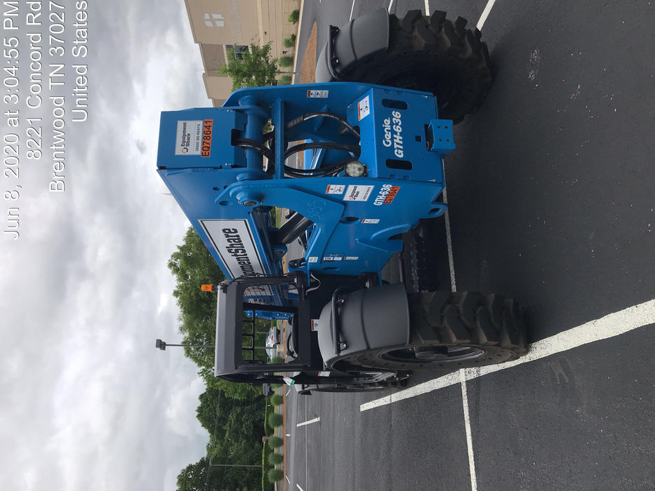 2020 Genie GTH-636 Canopy, Solid Tires, Work Lights, Beacon, Aux Hydraulics, Back up Alarm
