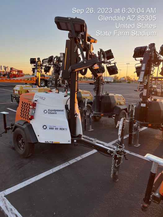 2023 Generac MLT2 Diesel, Flex Switch 120V Input, Powerzone Controller, (4) 320W LED Lights, 4kW Generator, 39.9 Gal Fuel Tank, 2" Ball, T3