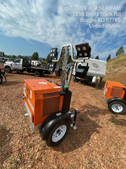 2024 Wanco WLTT-4MM4K Diesel, Deep Sea Controller, Shore Power Plug, Auto Start, (4) 350W LED Floodlights, 4kW Generator, 60 Gal Fuel Tank, 2" Ball, T3