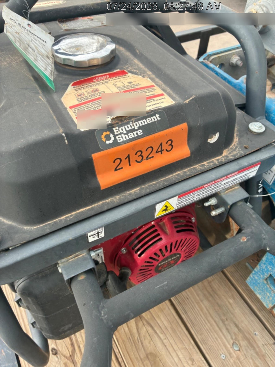 2022 Simpson SCGH8500 Honda GX390, 7KW