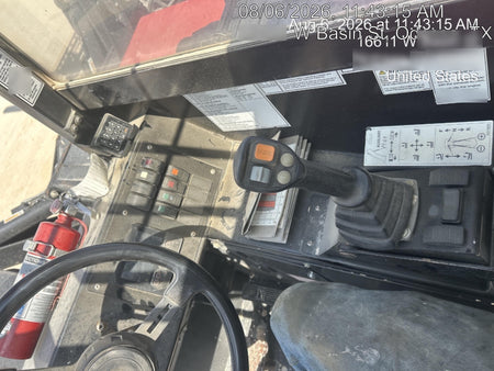 2019 Manitou 12042 Canopy, 120 HP , Solid Tires, Work Lights, Lift Hook, Auxiliary Hydraulics 66" Carriage and 60" Forks