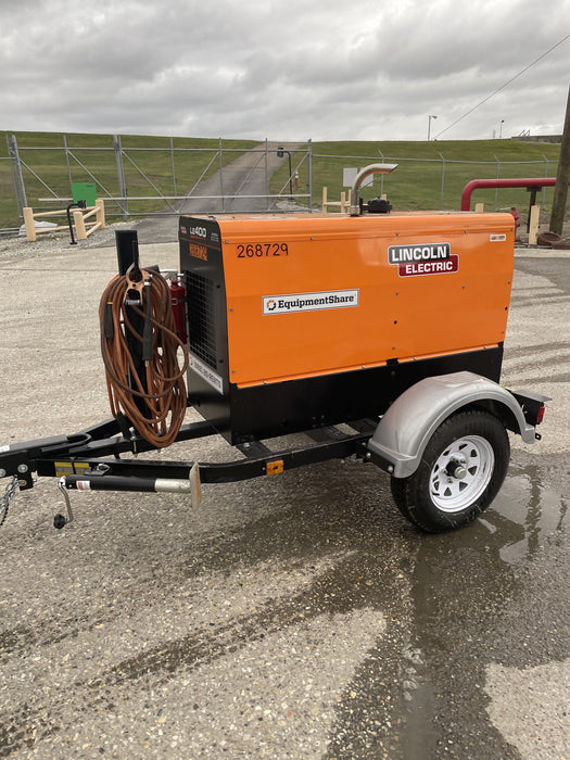 2022 Lincoln Electric LE400 Kubota V1505, Trlr, Cable Rack, Light Kit, ES Decals, T3