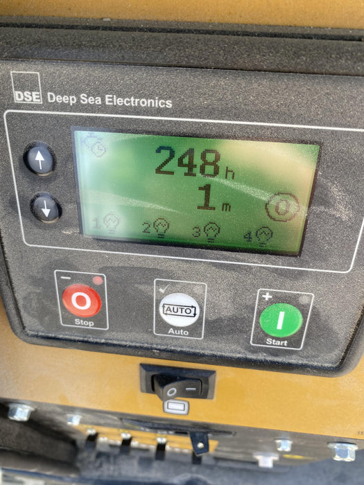 2022 Allmand NLV3GR (4) LED Light Fixture 350W, 23' Vertical Mast, 3kW Prime, Towable, Deep Sea L401, Leveling Jacks, Yanmar T4F 5.8hp