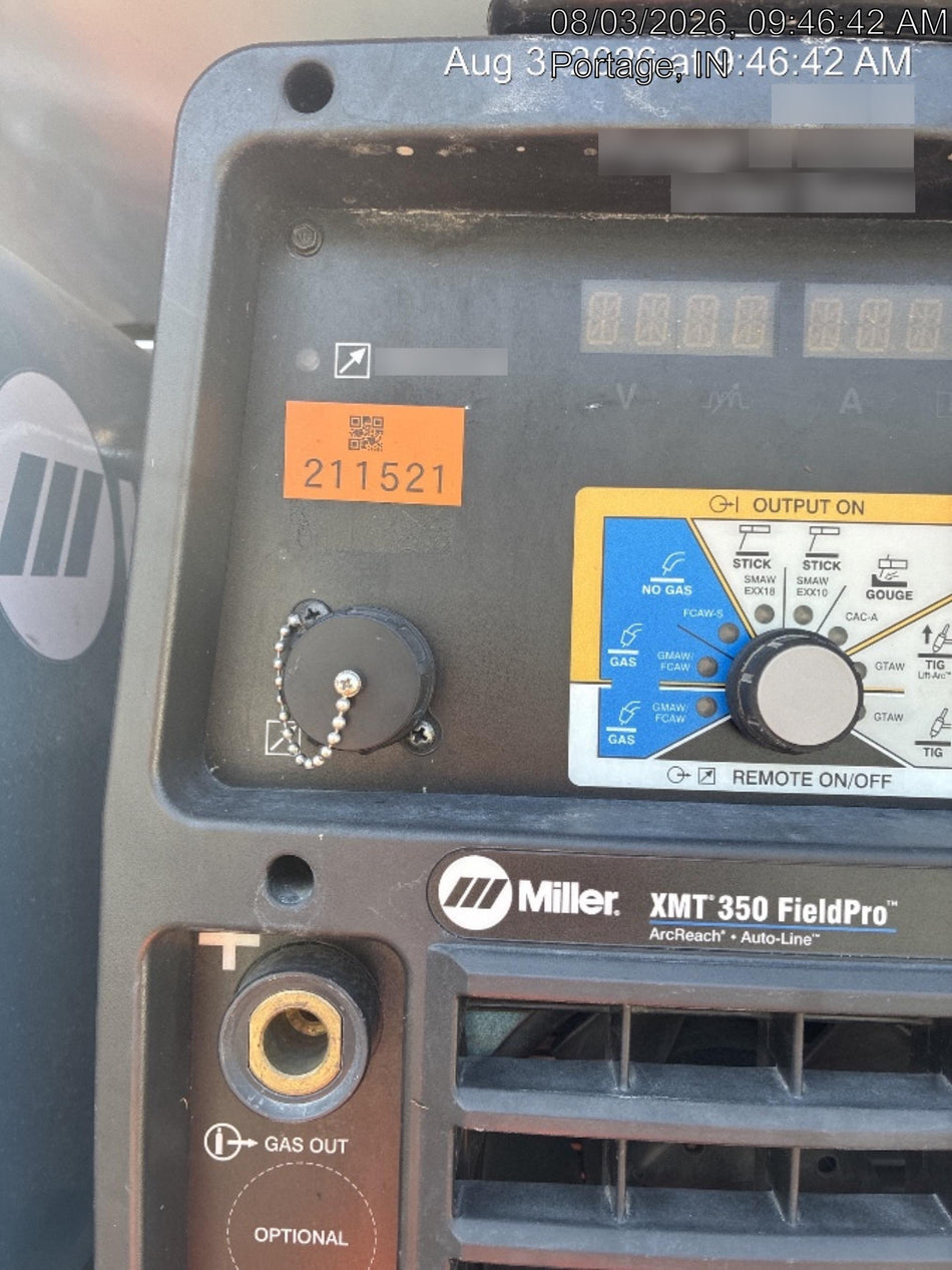 2021 MILLER ELECTRIC XMT 350