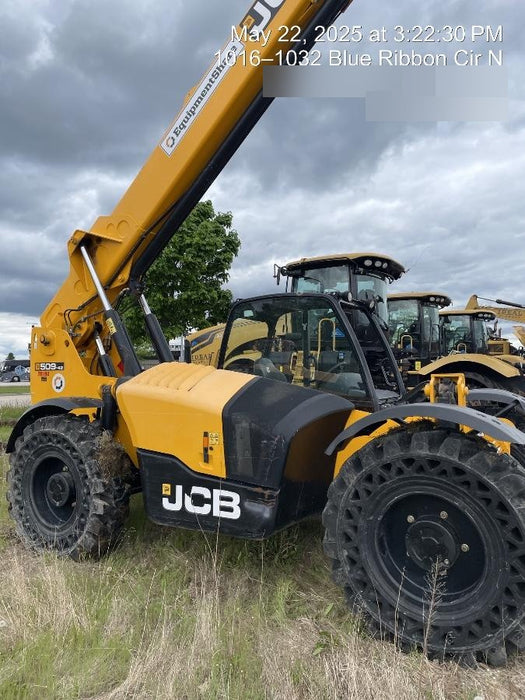 2020 JCB 509-42 Canopy, Solid Tires, Work Lights, Beacon, Aux Hydraulics, Back up Alarm, Lifting Eye, ES Decals