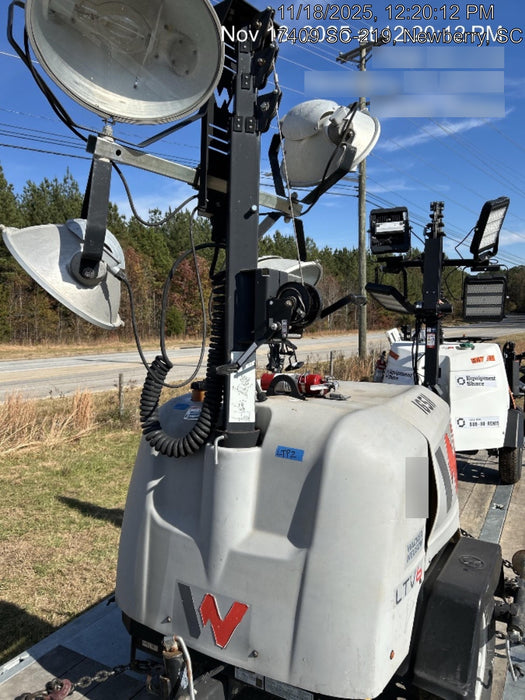 2018 Wacker Neuson LTV6L-MH Wacker Neuson LTV6L Mobile Light Tower w/Fuel Level Sensor Installed