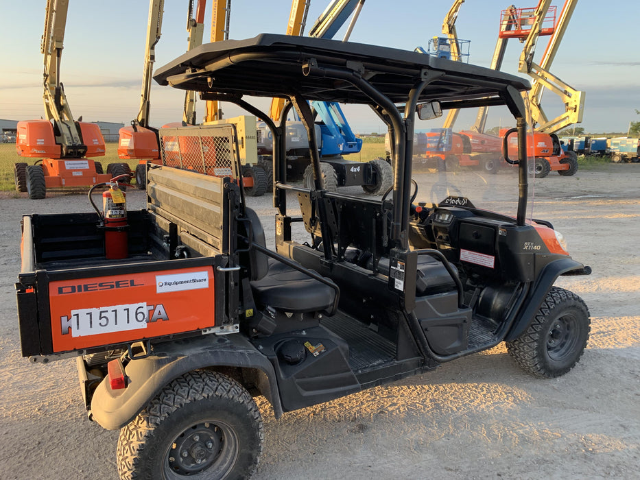 2020 Kubota RTV-X1140W-H Canopy, 4-Seater, Diesel, Windshield Acrylic Clear, Strobe Light, Backup Alarm